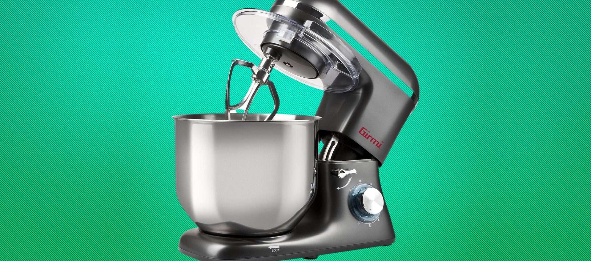Impastatrice planetaria da 8 litri, prezzo folle su Amazon: tanta qualità a meno di 130€ Impastatrice planetaria da 8 litri, prezzo folle su Amazon: tanta qualità a meno di 130€