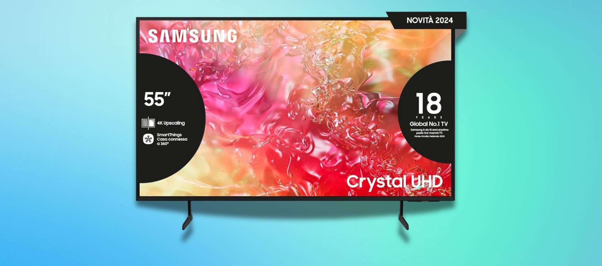Ultime scorte rimaste: Smart TV Samsung 4K da 55 Ultime scorte rimaste: Smart TV Samsung 4K da 55