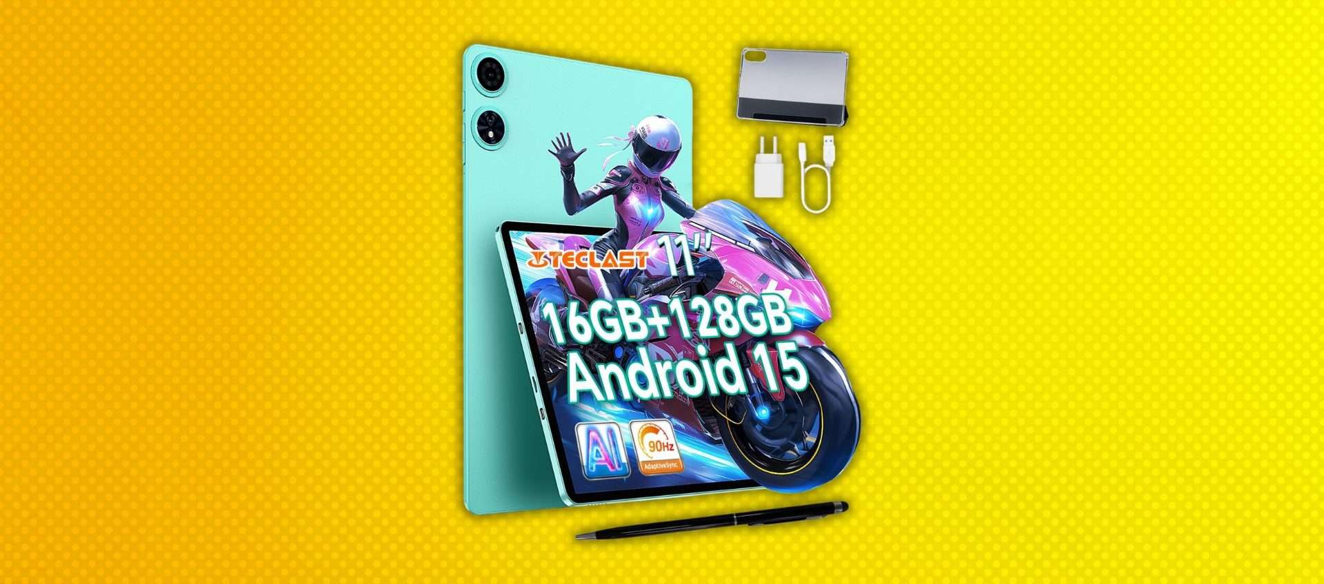 TECLAST P50Ai: tablet con Android 15 e funzioni AI in offerta a soli 134,99€ TECLAST P50Ai: tablet con Android 15 e funzioni AI in offerta a soli 134,99€