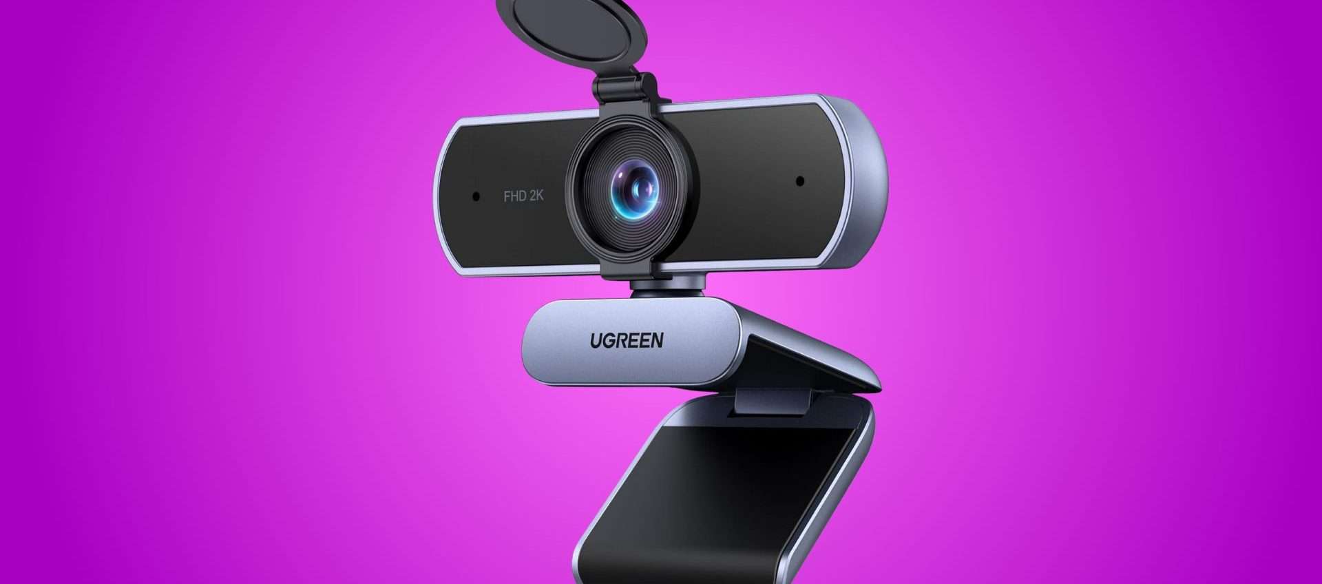 Webcam Ugreen 2K Full HD, che prezzo! Oggi a soli 27€ Webcam Ugreen 2K Full HD, che prezzo! Oggi a soli 27€