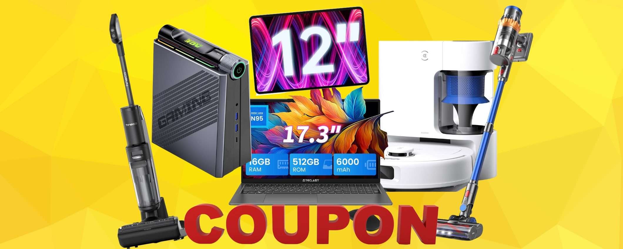 Amazon svuota tutto con COUPON da 95€ fino a 135€, ecco i migliori Amazon svuota tutto con COUPON da 95€ fino a 135€, ecco i migliori