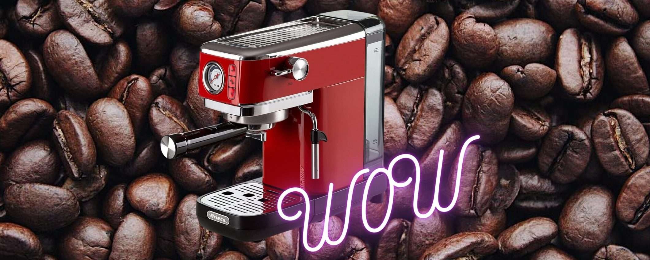 Ariete 1381: macchina per espresso in polvere e in cialde più montalatte Ariete 1381: macchina per espresso in polvere e in cialde più montalatte