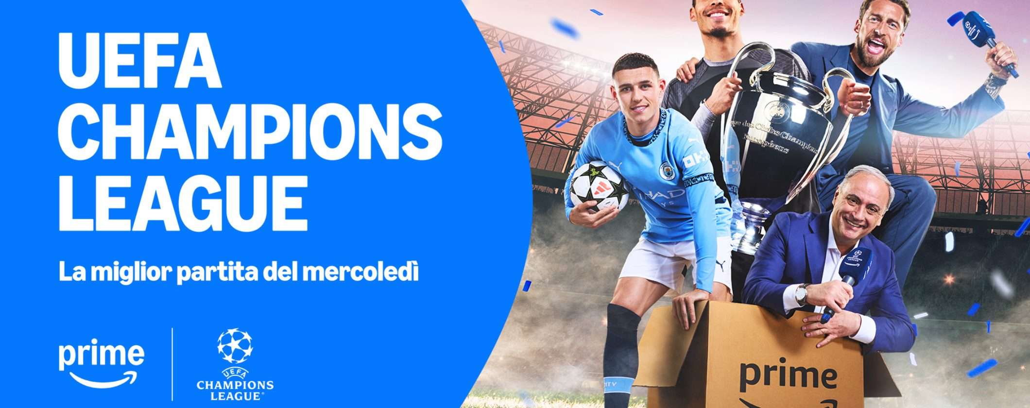 Champions League: Amazon annuncia la prossima partita trasmessa su Prime Video Champions League: Amazon annuncia la prossima partita trasmessa su Prime Video