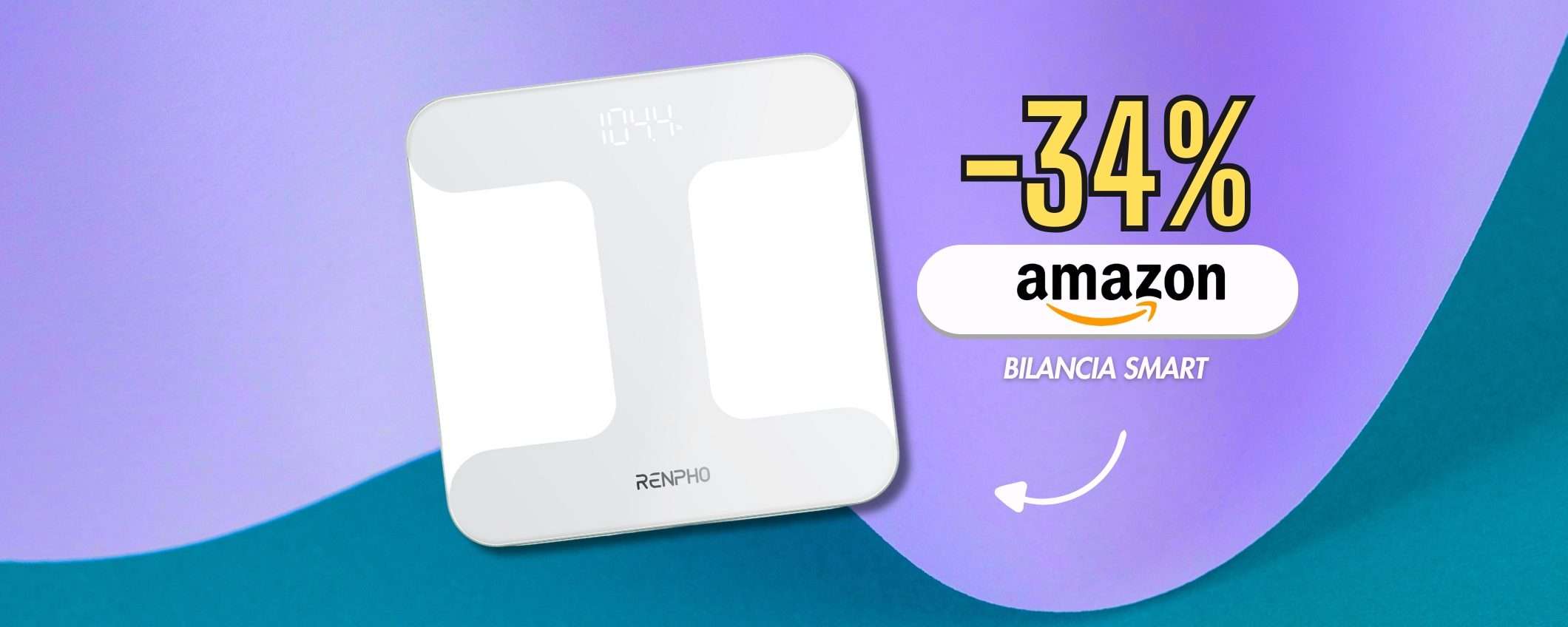 Bilancia digitale e smart con funzioni avanzate, appena 12€ su Amazon Bilancia digitale e smart con funzioni avanzate, appena 12€ su Amazon