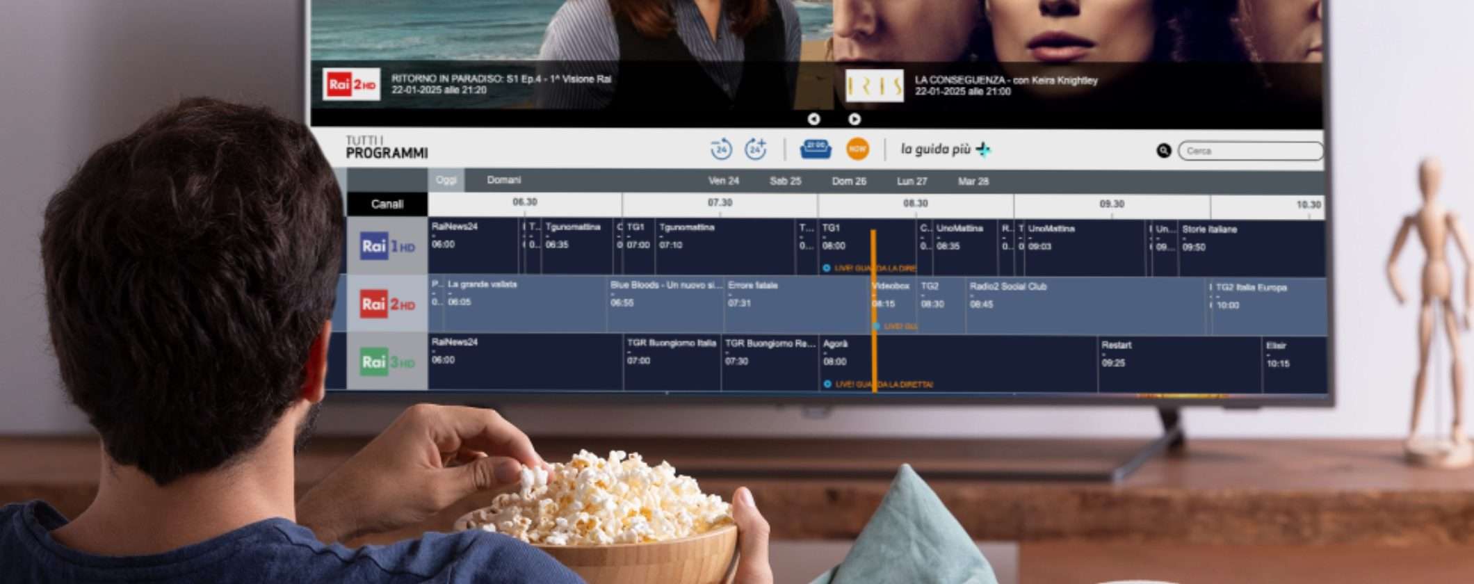 Digitale Terrestre: in arrivo la Guida TV gratis sul canale 500 Digitale Terrestre: in arrivo la Guida TV gratis sul canale 500