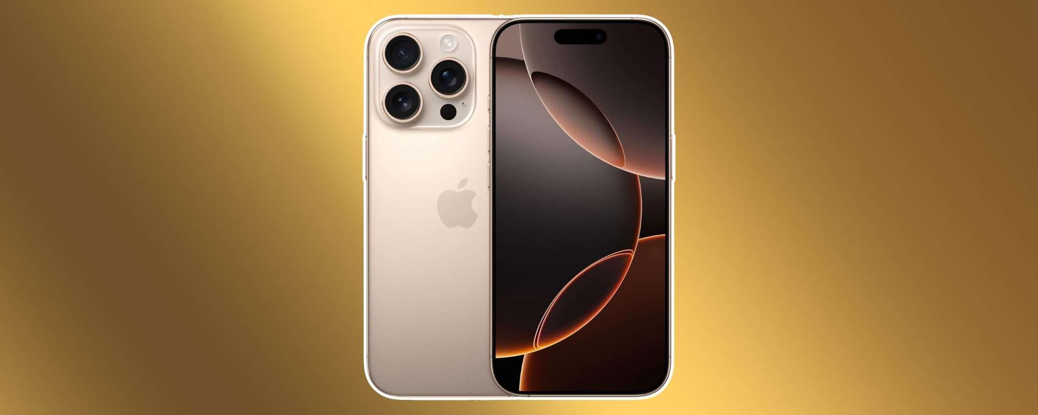 iPhone 16 Pro è il best buy del giorno su Amazon: nuovo minimo storico iPhone 16 Pro è il best buy del giorno su Amazon: nuovo minimo storico