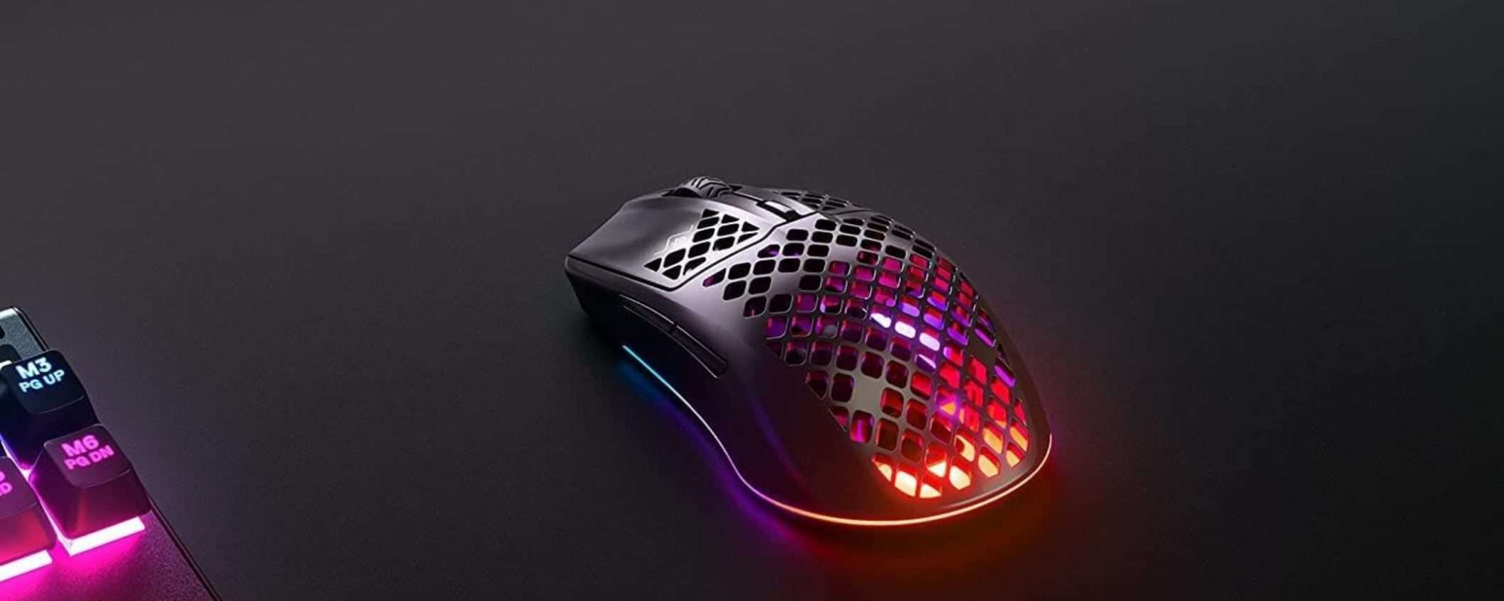 LEGGERISSIMO e con tanta AUTONOMIA: il mouse SteelSeries Aerox 3 Wireless Onyx a 69€ LEGGERISSIMO e con tanta AUTONOMIA: il mouse SteelSeries Aerox 3 Wireless Onyx a 69€