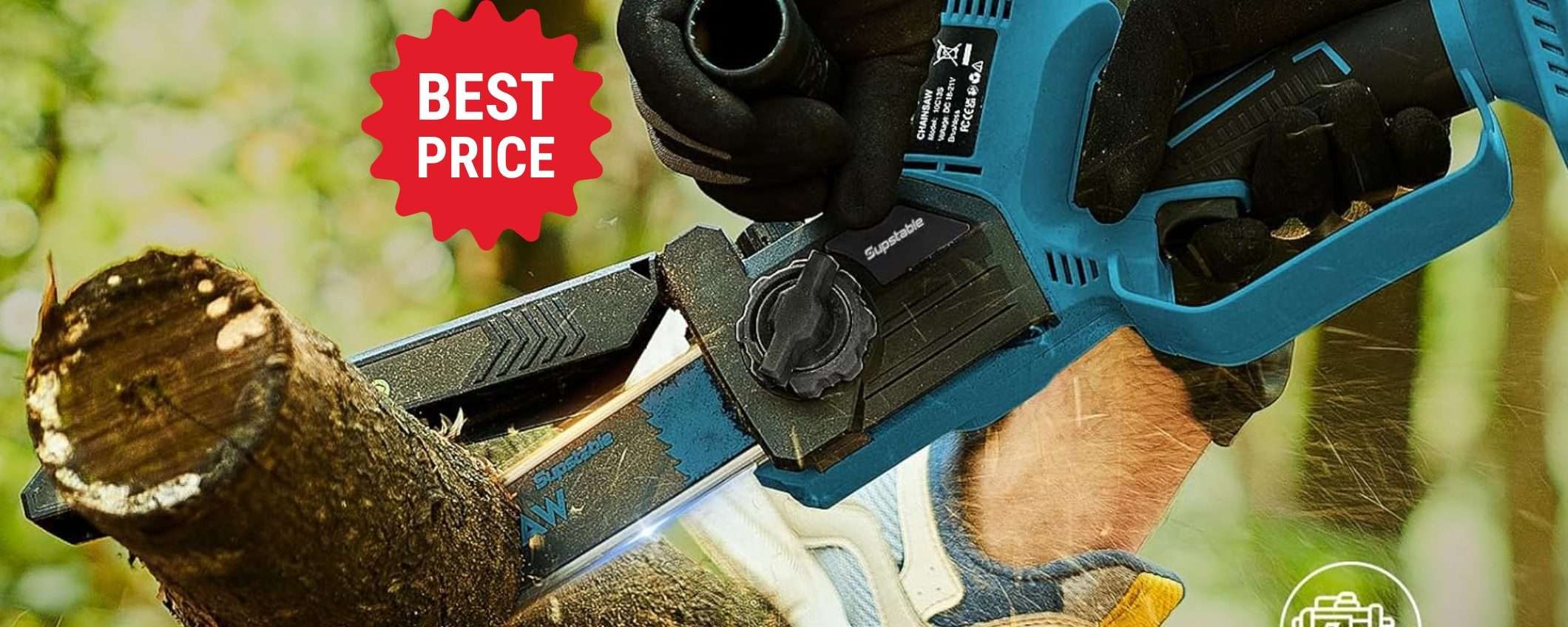 Mini motosega a batteria per taglio e potatura anche senza essere esperti Mini motosega a batteria per taglio e potatura anche senza essere esperti