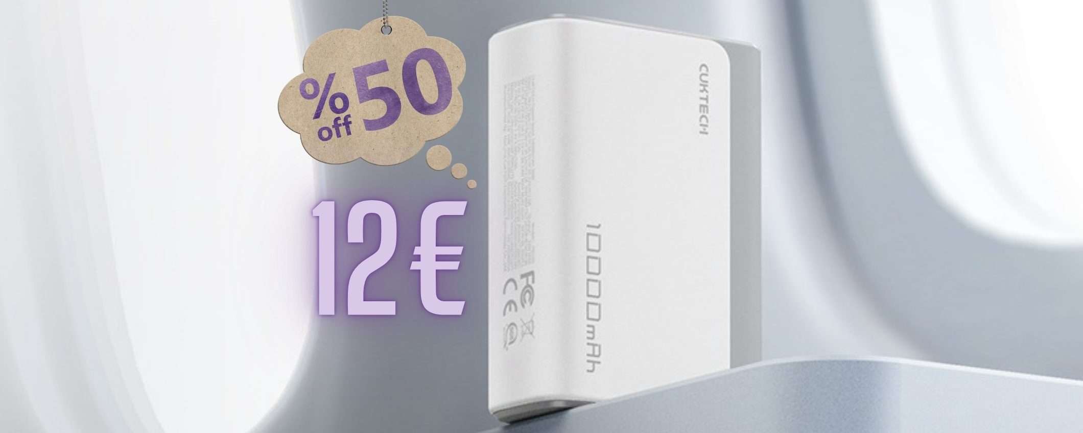 Mini Power Bank da 30W con 2 uscite in sconto a metà prezzo (solo 12€) Mini Power Bank da 30W con 2 uscite in sconto a metà prezzo (solo 12€)