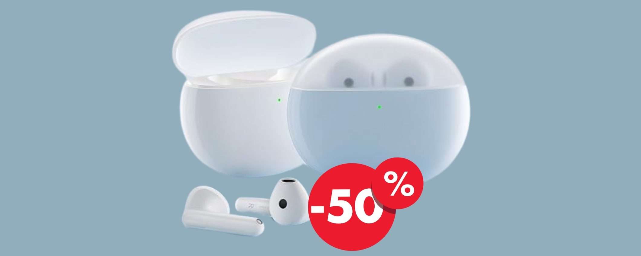 I mitici auricolari OPPO Enco Air3i sono in offerta a metà prezzo, una follia I mitici auricolari OPPO Enco Air3i sono in offerta a metà prezzo, una follia