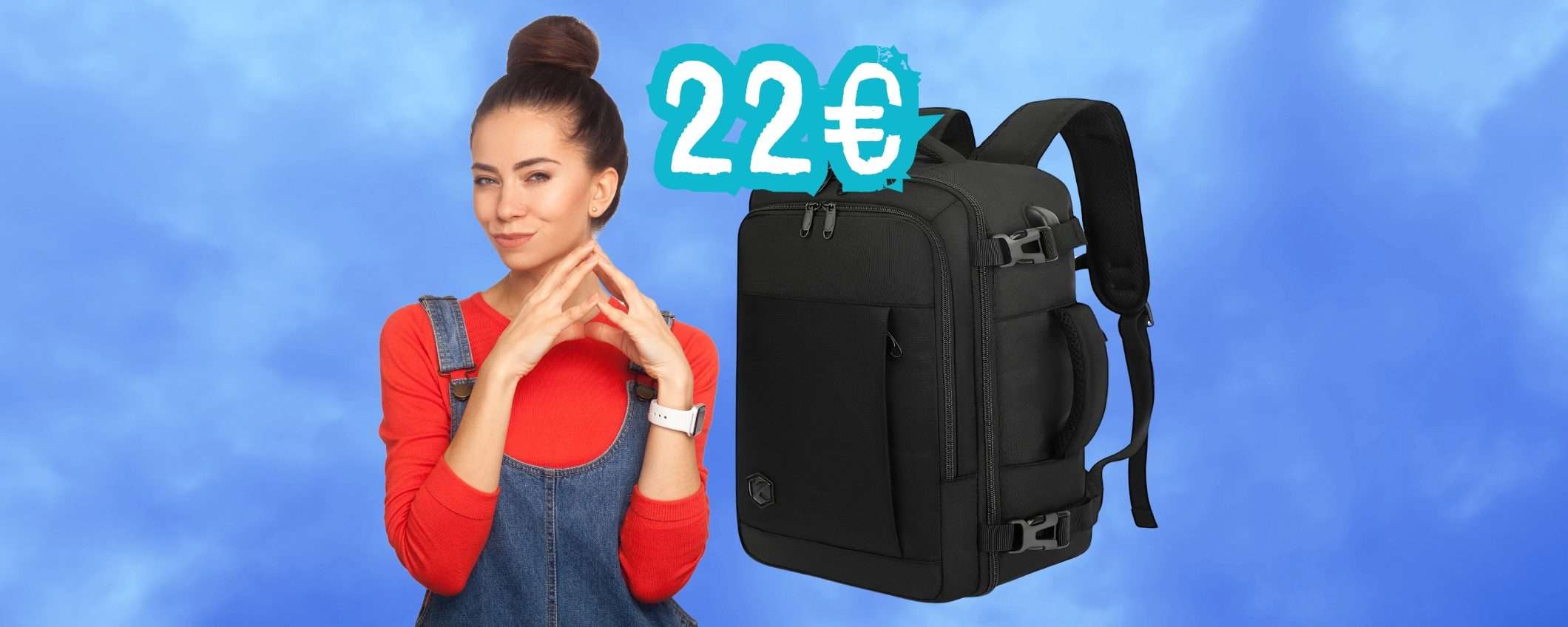 Niente costi nascosti su Ryanair, con questo zaino il bagaglio e GRATIS Niente costi nascosti su Ryanair, con questo zaino il bagaglio e GRATIS
