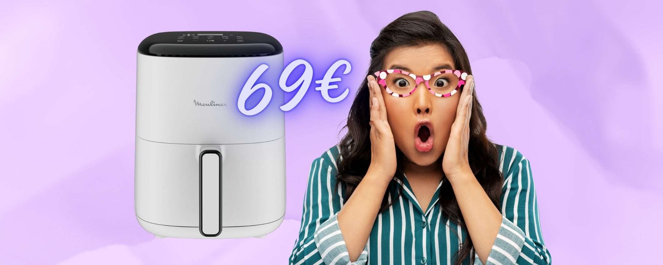 Offerta folle di Amazon per la friggitrice ad aria Moulinex da 3L (69€) Offerta folle di Amazon per la friggitrice ad aria Moulinex da 3L (69€)