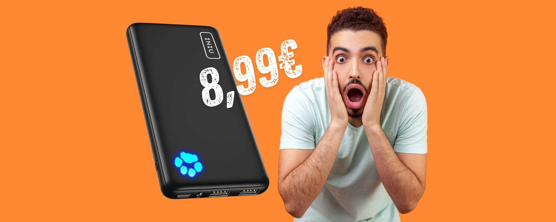 Ecco il Power Bank con il migliore rapporto qualità prezzo (appena 8,99€) Ecco il Power Bank con il migliore rapporto qualità prezzo (appena 8,99€)