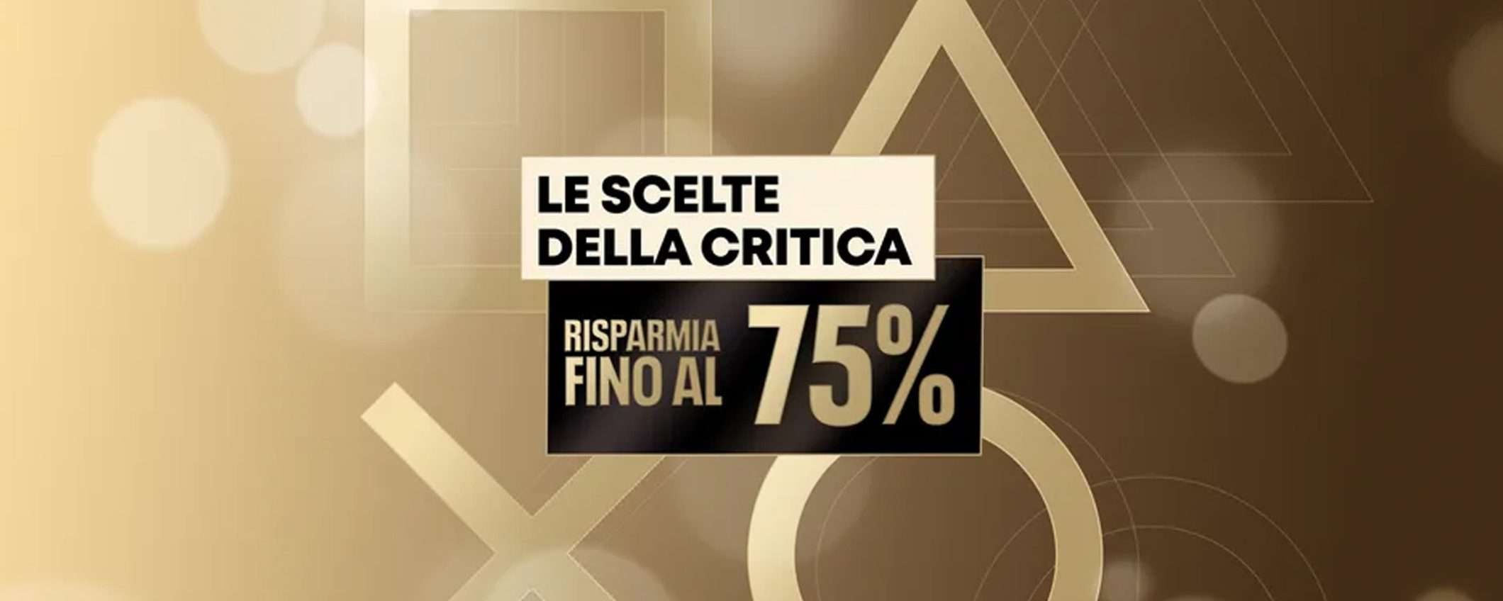 I migliori giochi PlayStation scelti dalla critica? Ora sono in sconto fino al 75% I migliori giochi PlayStation scelti dalla critica? Ora sono in sconto fino al 75%