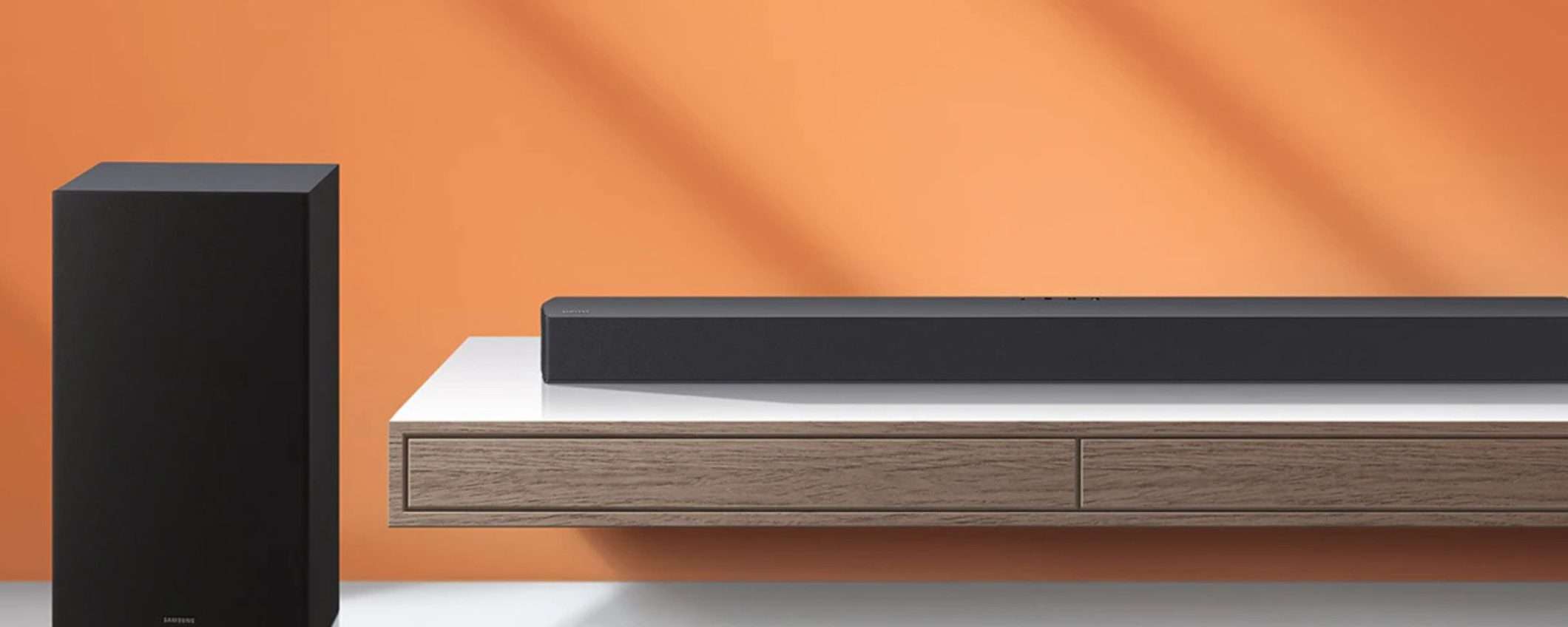 Sound POTENTE alla portata di TUTTI: la soundbar 2.1 di Samsung a 129€ su Amazon Sound POTENTE alla portata di TUTTI: la soundbar 2.1 di Samsung a 129€ su Amazon