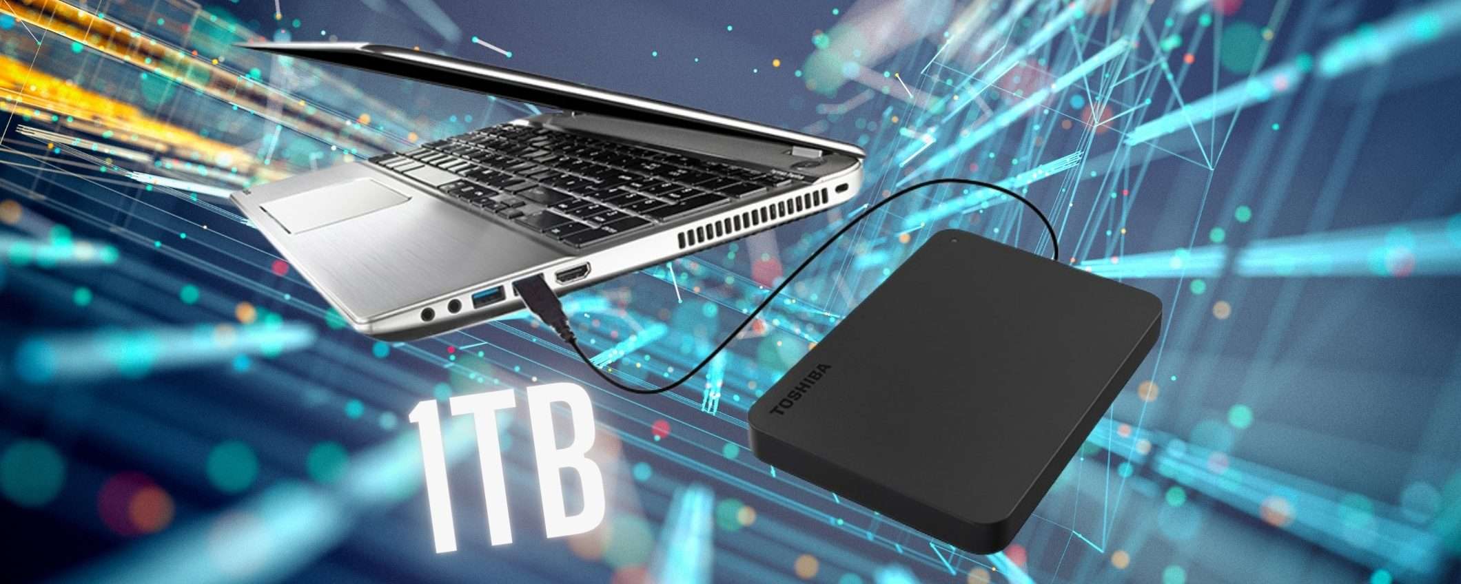 Toshiba Canvio Basics: archiviazione portatile da 1TB e prezzo basso Toshiba Canvio Basics: archiviazione portatile da 1TB e prezzo basso