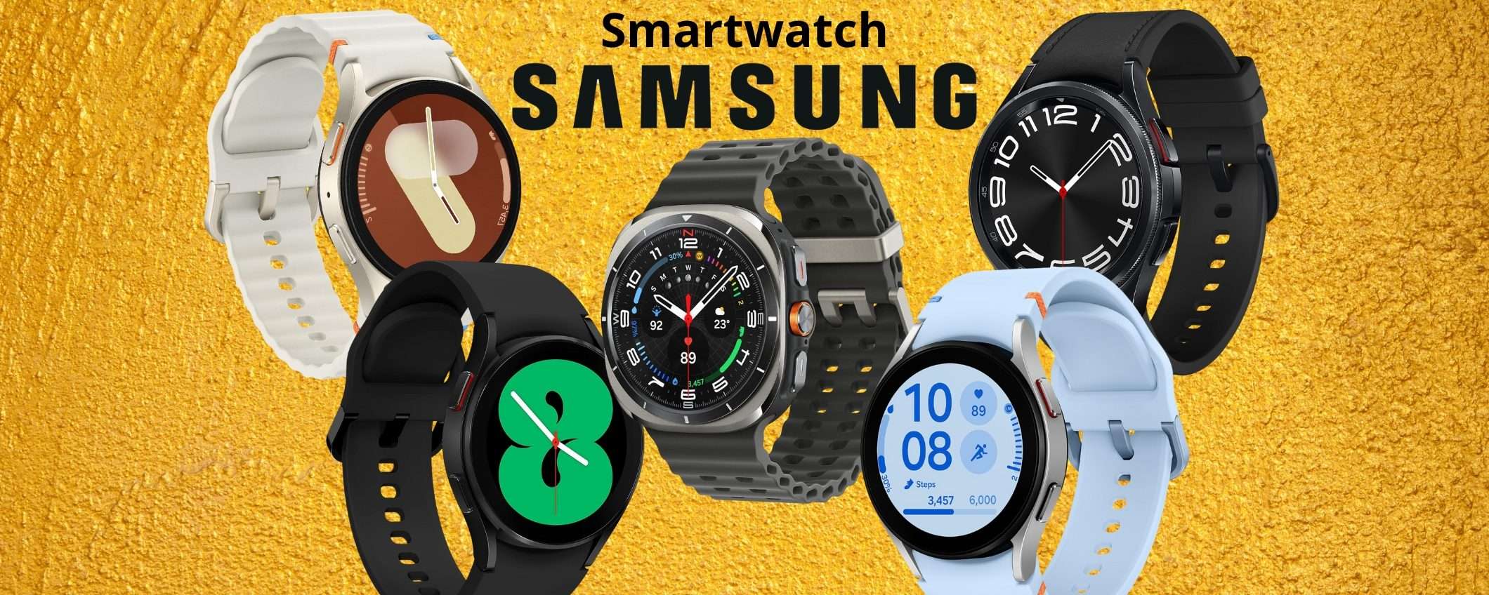 Tutti gli smartwatch Samsung oggi in offerta a prezzi sconvolgenti Tutti gli smartwatch Samsung oggi in offerta a prezzi sconvolgenti