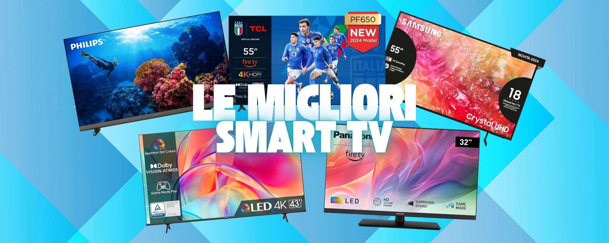Il valzer degli sconti su Amazon ti porta 5 Smart TV a prezzi sconvolgenti Il valzer degli sconti su Amazon ti porta 5 Smart TV a prezzi sconvolgenti
