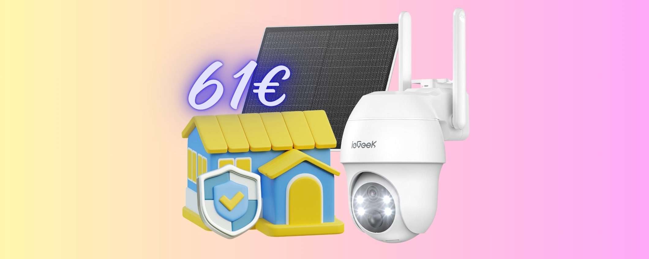 Videocamera di sicurezza con Sim e pannello solare a un super prezzo (61€) Videocamera di sicurezza con Sim e pannello solare a un super prezzo (61€)
