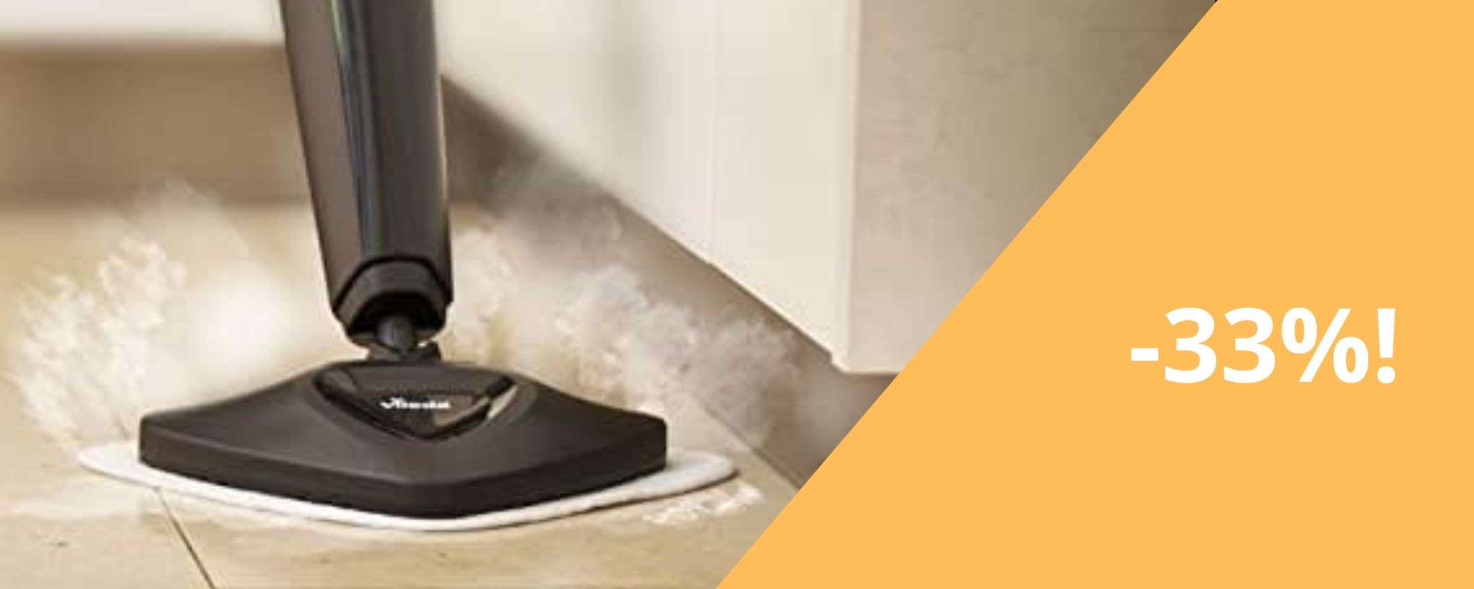 Pulizia profonda senza detergenti con Vileda Steam Plus: lo sconto da non perdere Pulizia profonda senza detergenti con Vileda Steam Plus: lo sconto da non perdere