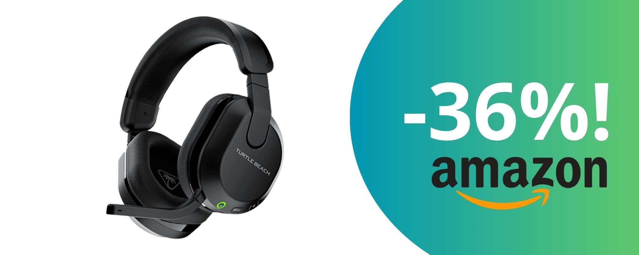 Cuffie wireless da gamer con 80 ore di autonomia: lo sconto da non perdere Cuffie wireless da gamer con 80 ore di autonomia: lo sconto da non perdere