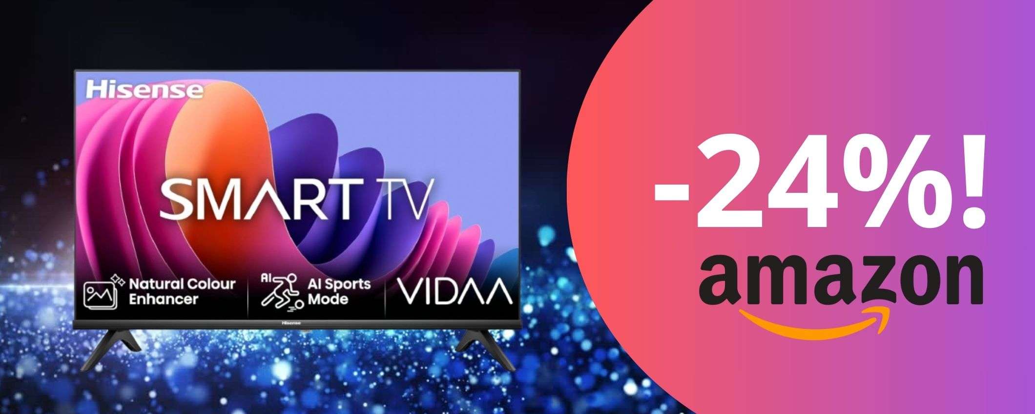Smart tv all'avanguardia e ad un prezzo imbattibile: Full HD, Game Mode e molto altro Smart tv all'avanguardia e ad un prezzo imbattibile: Full HD, Game Mode e molto altro
