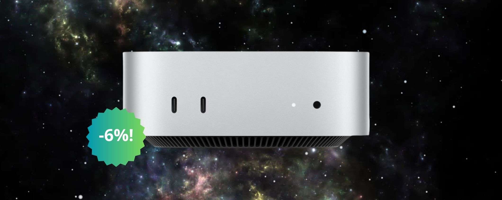 Mac mini con chip M4: tutta la potenza Apple ad un prezzo scontato Mac mini con chip M4: tutta la potenza Apple ad un prezzo scontato