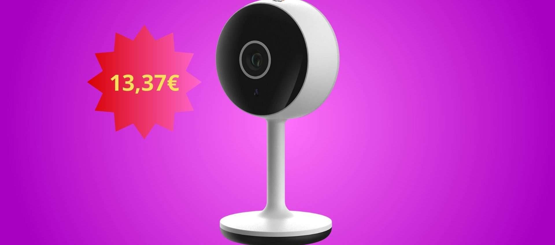 Telecamera Wi-Fi Dom-e, offerta clamorosa: sicurezza domestica a meno di 14€! Telecamera Wi-Fi Dom-e, offerta clamorosa: sicurezza domestica a meno di 14€!