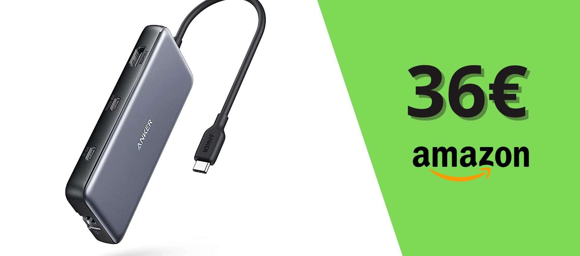 Anker PowerExpand 8-in-1 a soli 36,99€: l'hub USB-C DEFINITIVO per MacBook e laptop Anker PowerExpand 8-in-1 a soli 36,99€: l'hub USB-C DEFINITIVO per MacBook e laptop