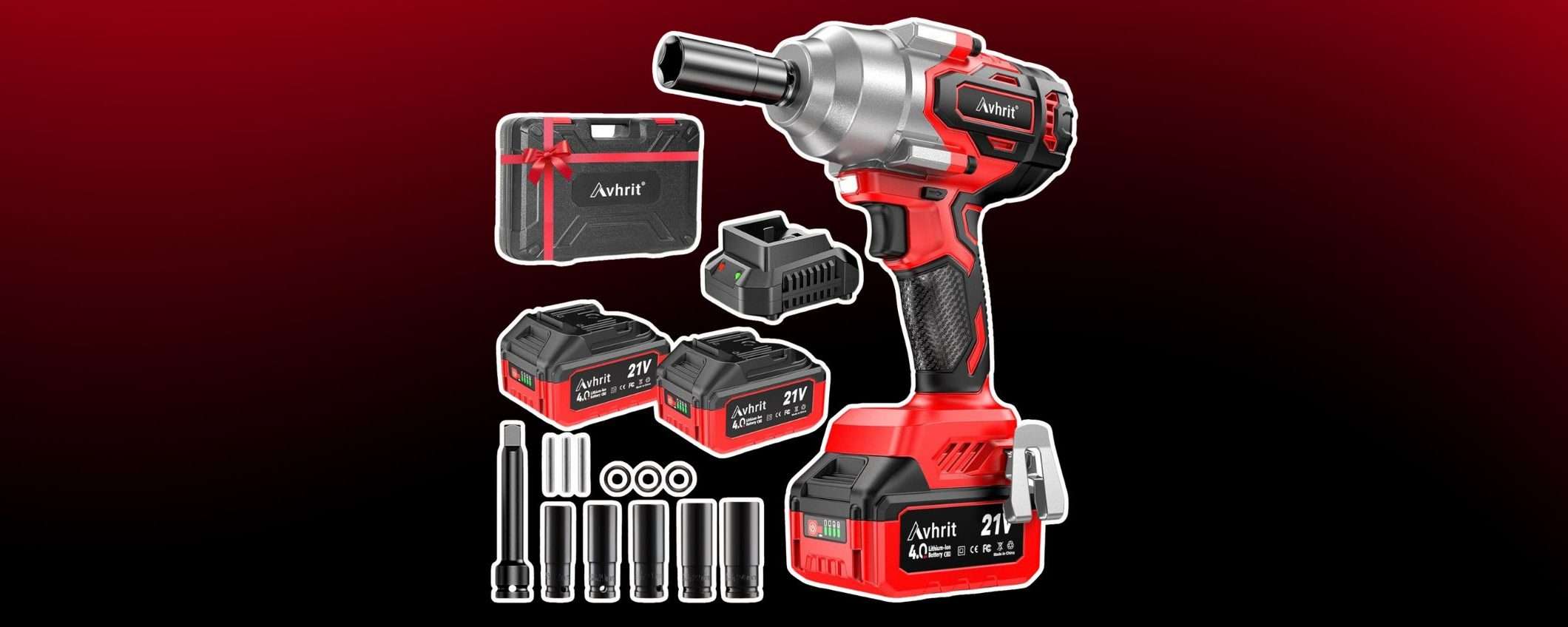 Avvitatore a impulsi a batteria in DOPPIO SCONTO su Amazon: completo di accessori