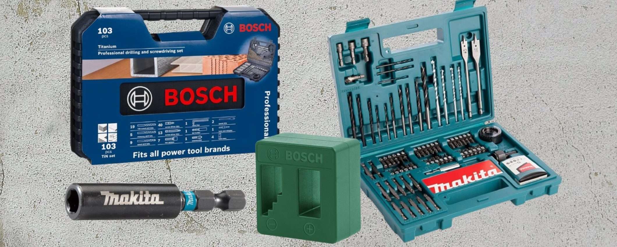 Bosch e Makita da 9€ su Amazon: offerte GRANDIOSE su accessori e non solo Bosch e Makita da 9€ su Amazon: offerte GRANDIOSE su accessori e non solo
