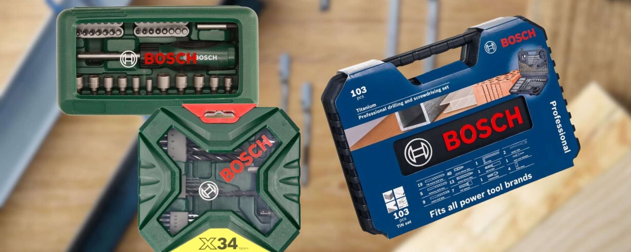 Bosch promo SCELLERATE su Amazon: tante offerte da 7,99€ a 45€ Bosch promo SCELLERATE su Amazon: tante offerte da 7,99€ a 45€