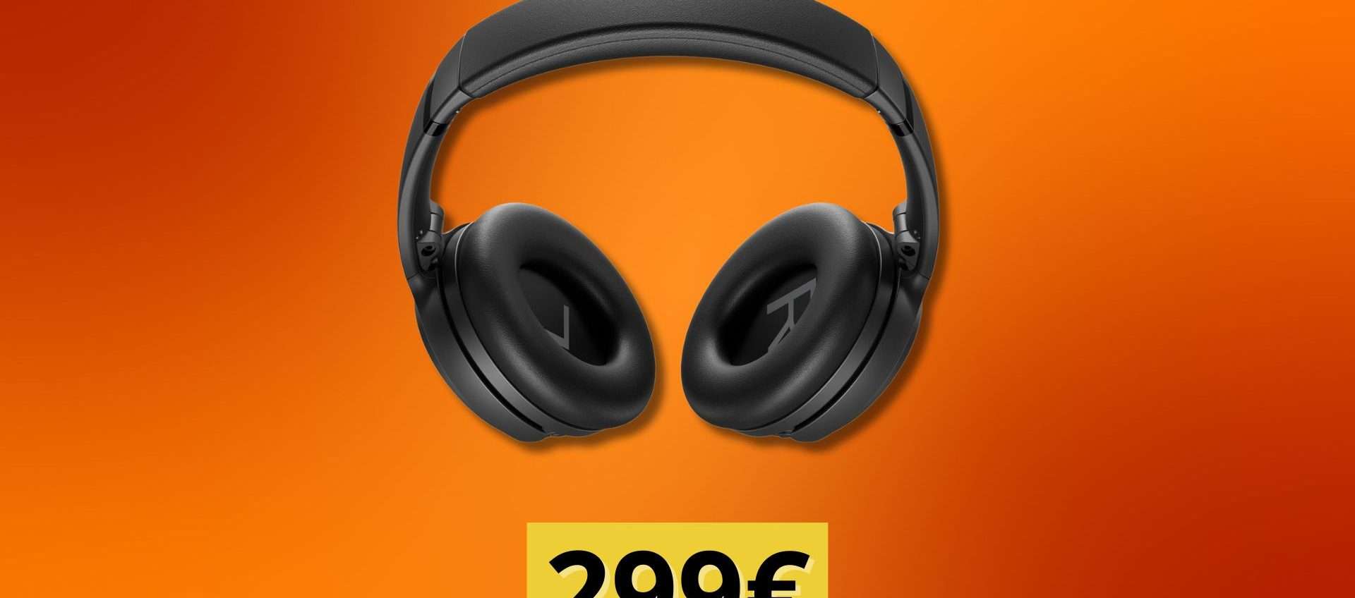 Oggi risparmi 100€ sulle Bose QuietComfort: l'eccellenza nella cancellazione del rumore Oggi risparmi 100€ sulle Bose QuietComfort: l'eccellenza nella cancellazione del rumore