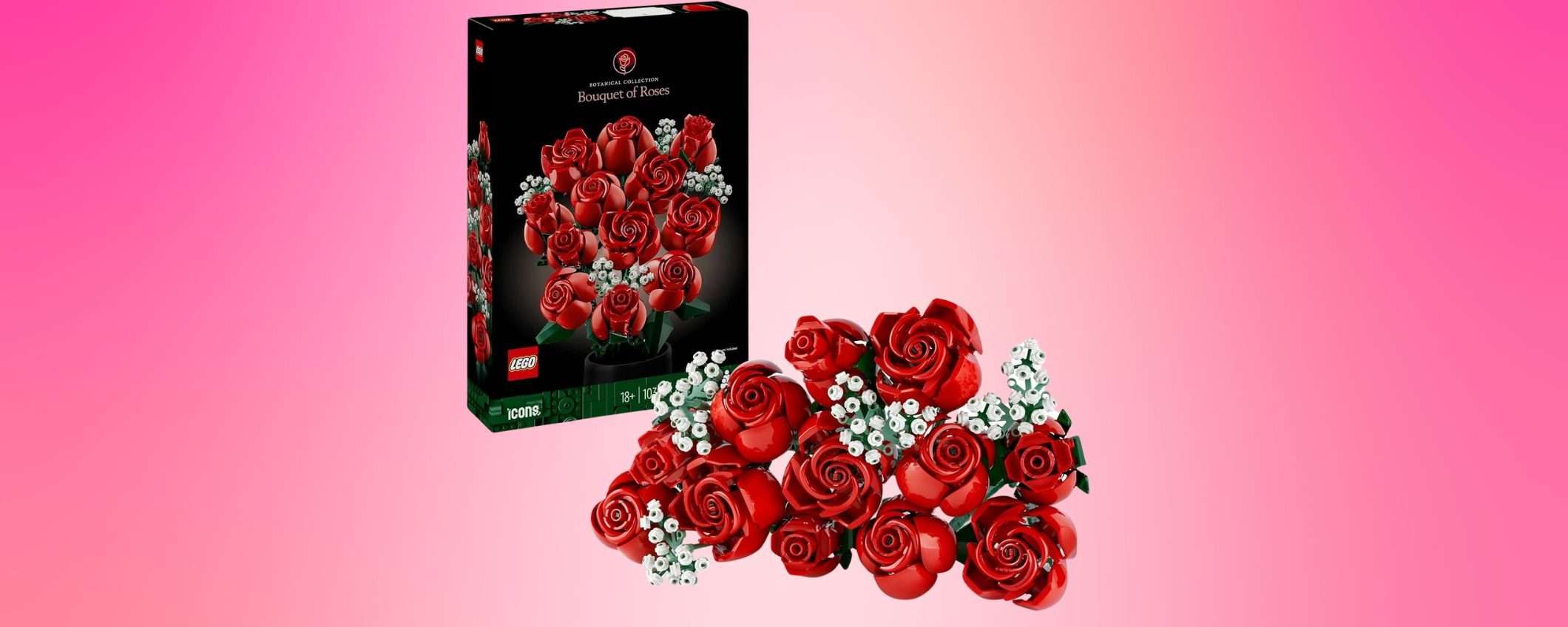 Per San Valentino regala un bouquet di rose rosse LEGO: è in offerta su Amazon Per San Valentino regala un bouquet di rose rosse LEGO: è in offerta su Amazon