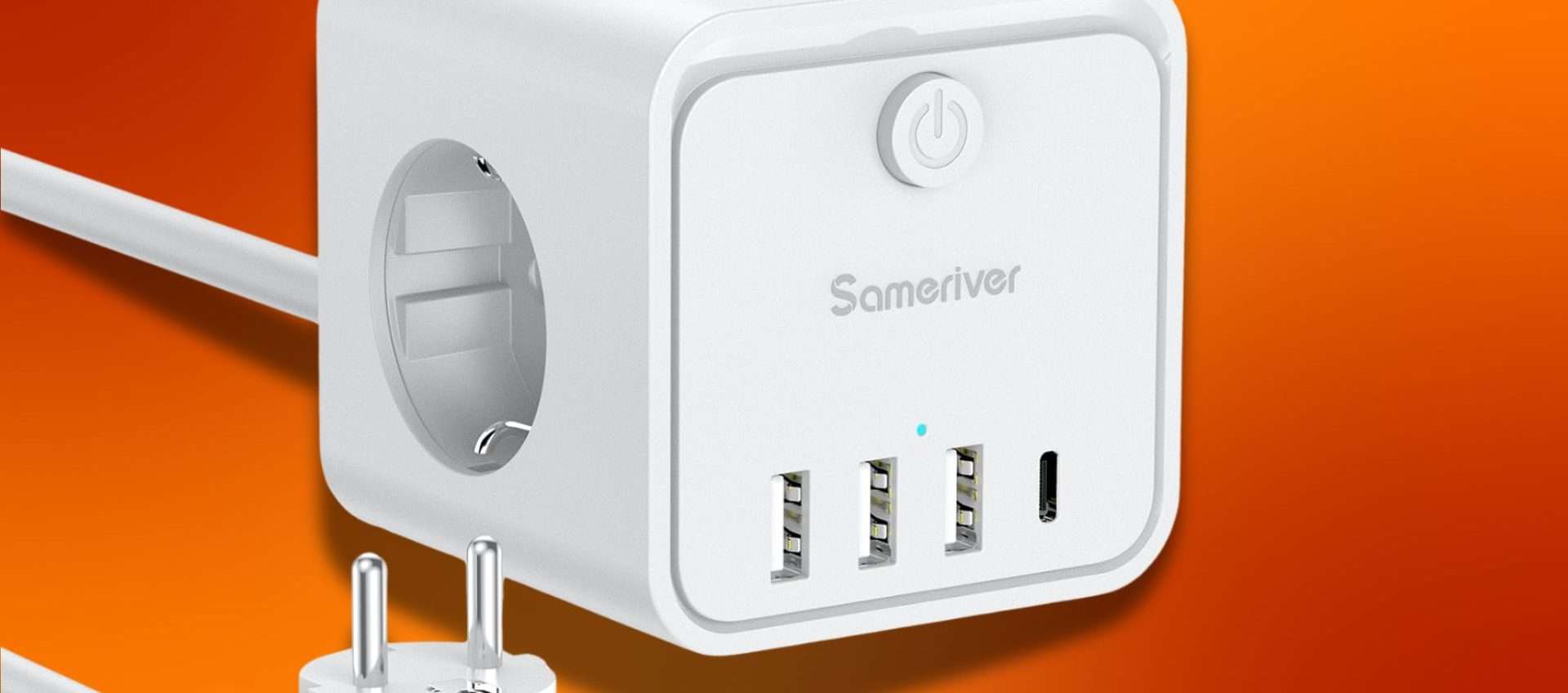 Cubo USB 7-in-1: la ciabatta smart che rivoluziona la ricarica è in super offerta su Amazon Cubo USB 7-in-1: la ciabatta smart che rivoluziona la ricarica è in super offerta su Amazon