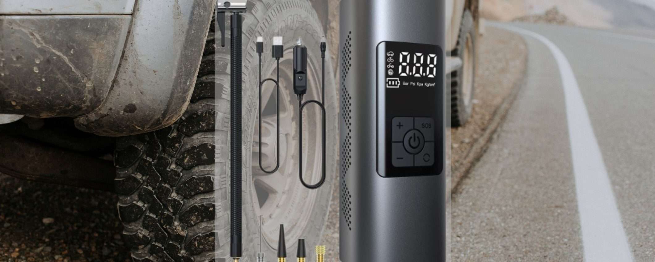 Compressore ricaricabile 3 in 1 in promo SHOCK: gonfia e illumina (19,40€) Compressore ricaricabile 3 in 1 in promo SHOCK: gonfia e illumina (19,40€)