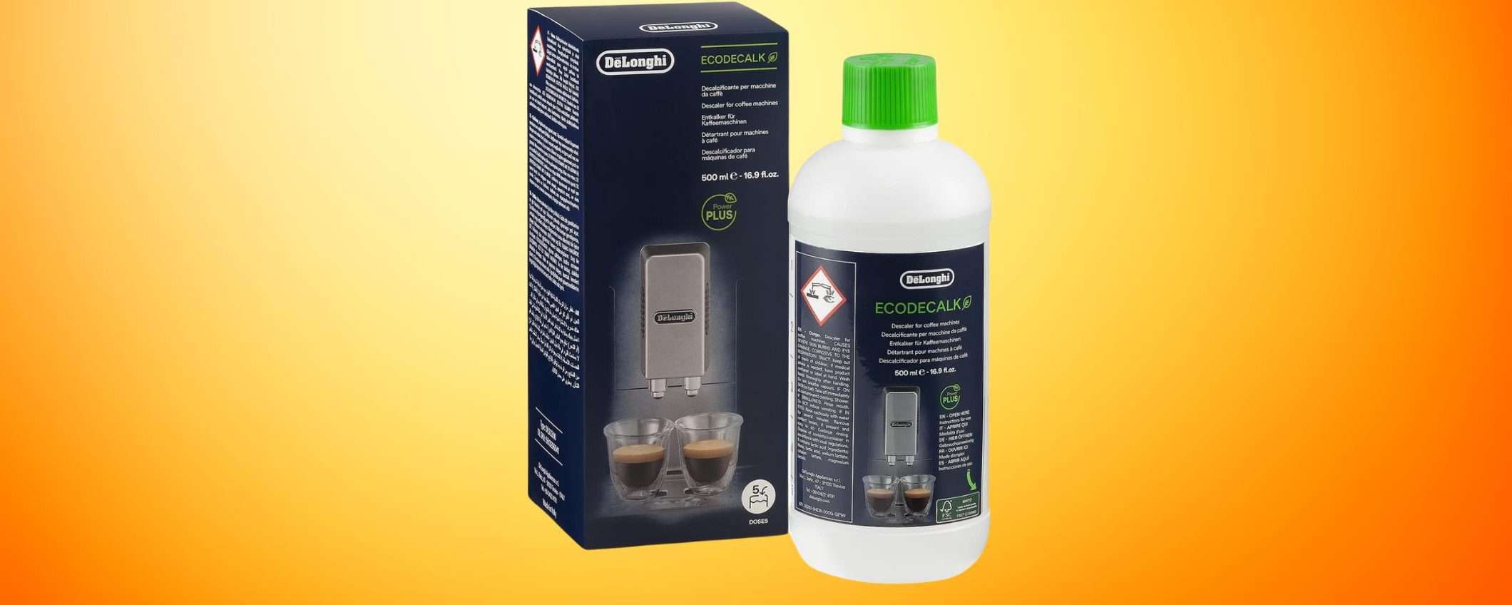 Decalcificante UNIVERSALE per macchinette del caffè: in offerta con il 60% di sconto su Amazon Decalcificante UNIVERSALE per macchinette del caffè: in offerta con il 60% di sconto su Amazon