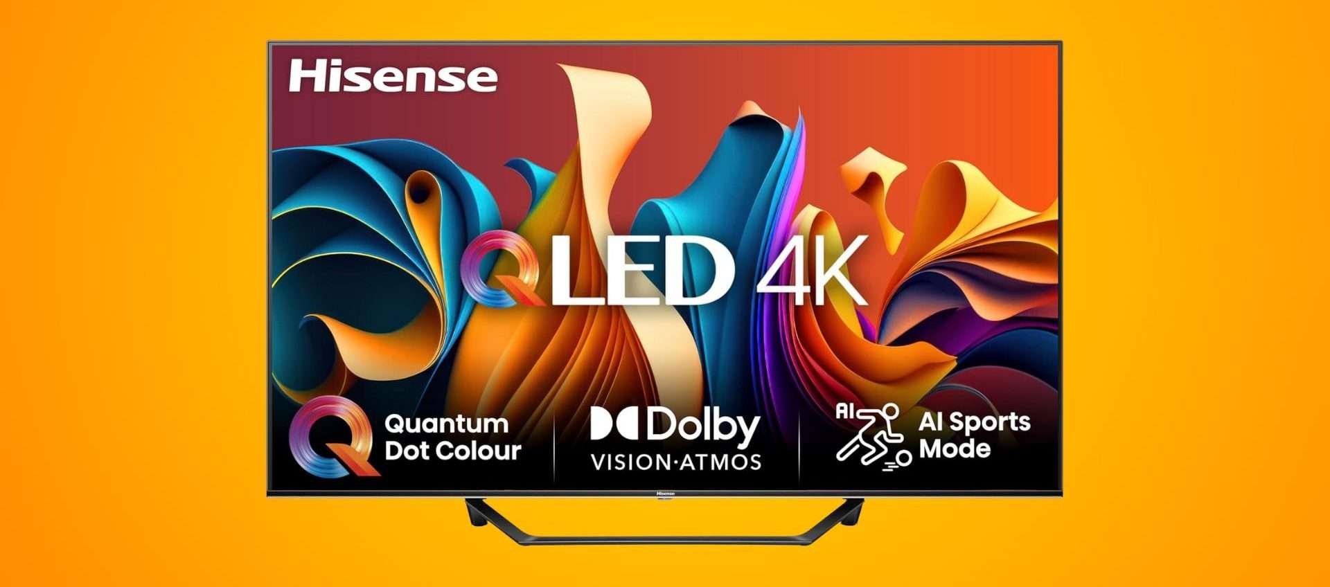 Il televisore Hisense QLED 4K da 43 Il televisore Hisense QLED 4K da 43