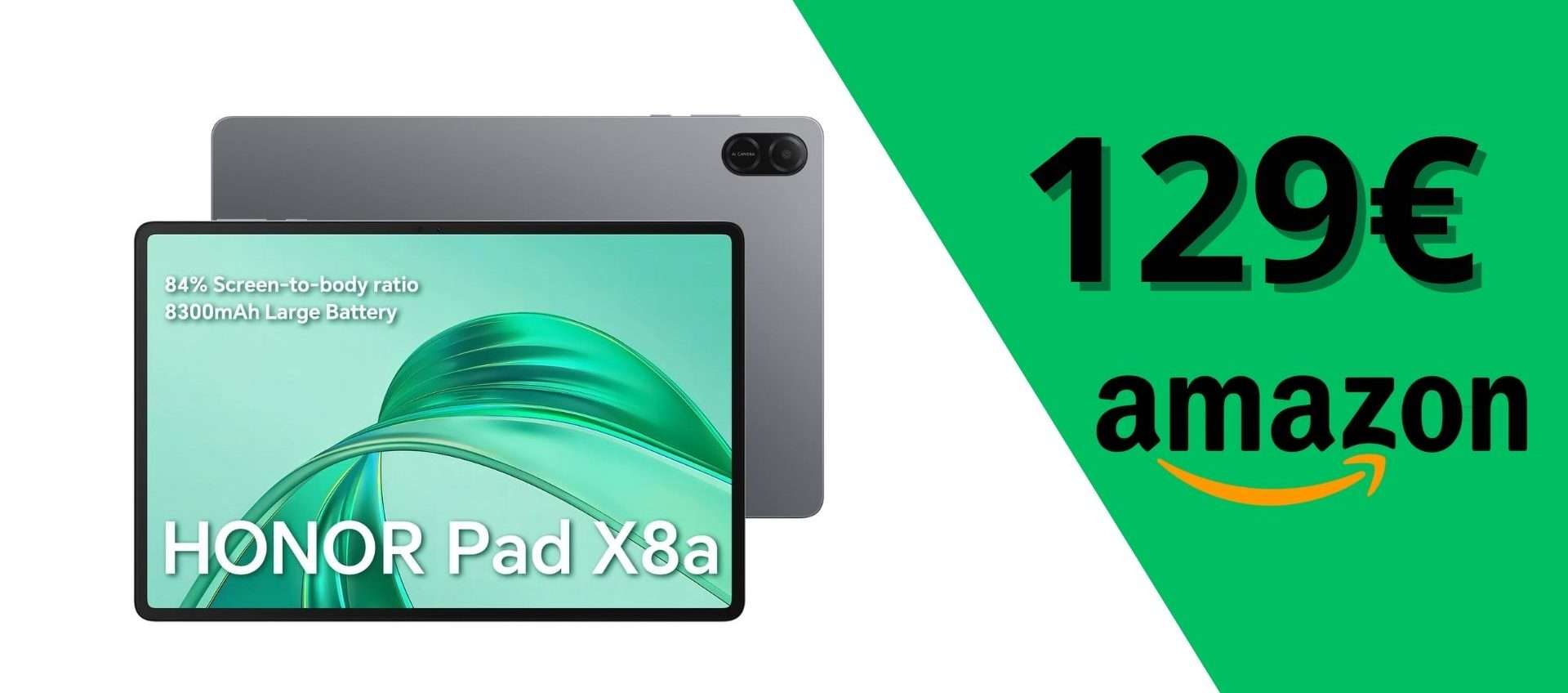 Honor Pad X8a a 129€: tablet Android 14 da 11 pollici con MAXI sconto del 24% Honor Pad X8a a 129€: tablet Android 14 da 11 pollici con MAXI sconto del 24%