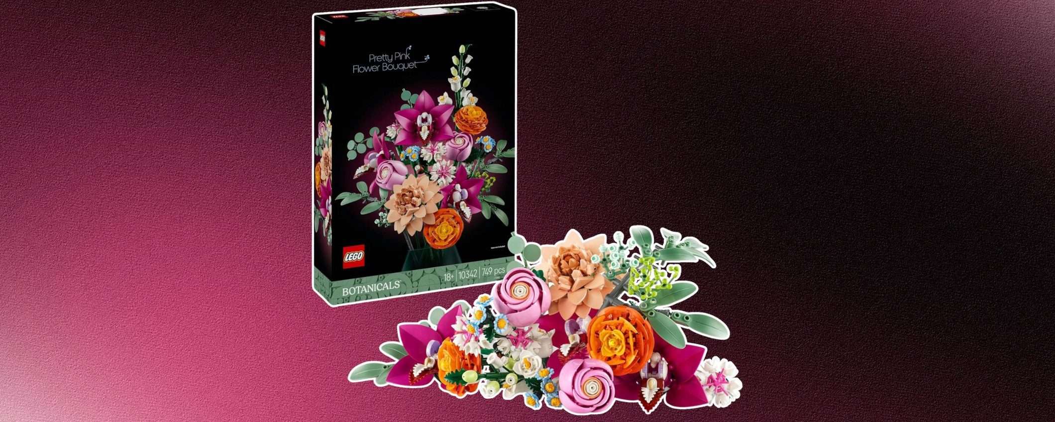 Set LEGO Bouquet di Fiori Rosa in MEGA SCONTO su Amazon (-45%) Set LEGO Bouquet di Fiori Rosa in MEGA SCONTO su Amazon (-45%)