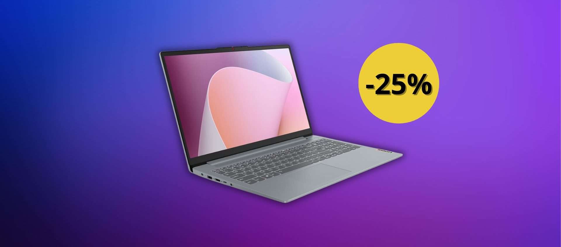 Lenovo IdeaPad Slim, oggi lo paghi 597€ (25%): perfetto per lavoro e studio Lenovo IdeaPad Slim, oggi lo paghi 597€ (25%): perfetto per lavoro e studio