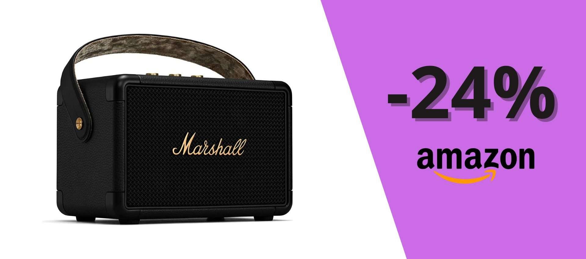 Marshall Kilburn II altoparlante Bluetooth a soli 228€ con SCONTO del 24%! Marshall Kilburn II altoparlante Bluetooth a soli 228€ con SCONTO del 24%!