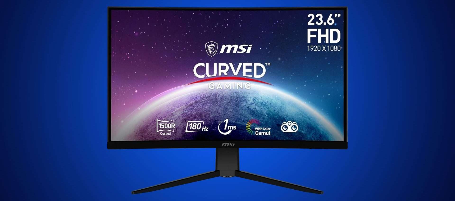 Full HD e curvatura 1500R: monitor MSI da 24 Full HD e curvatura 1500R: monitor MSI da 24