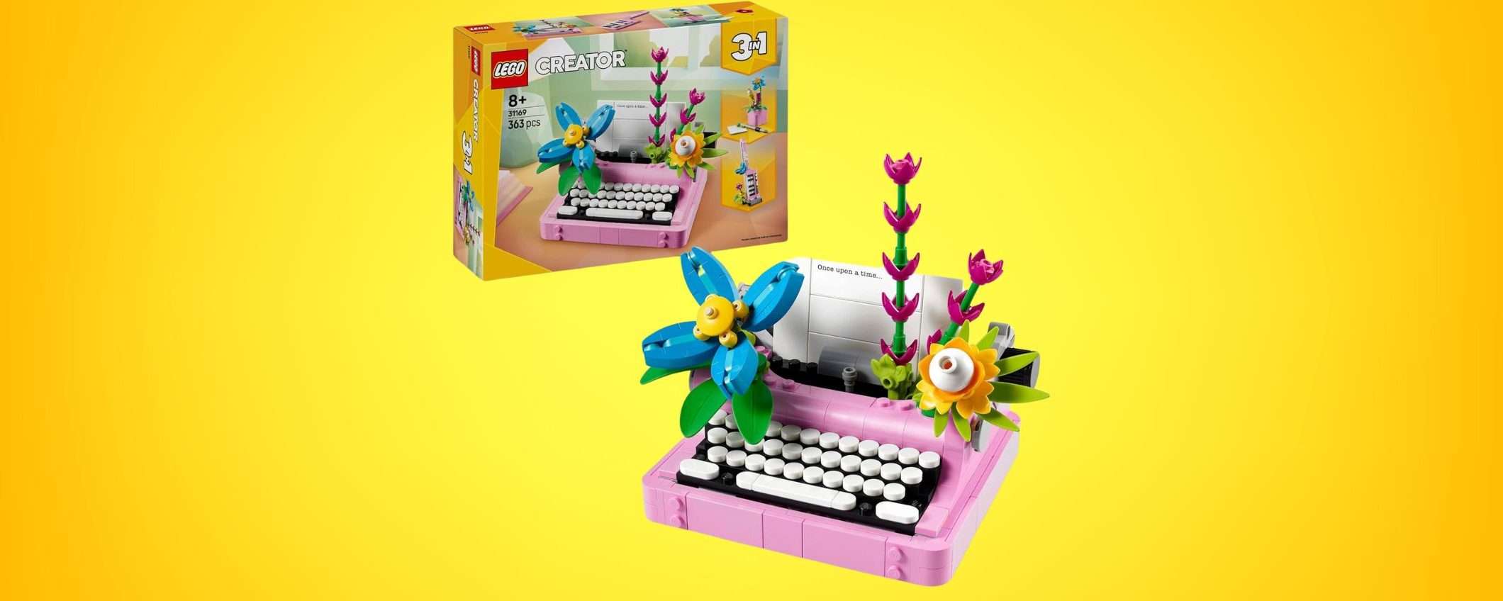 La macchina da scrivere LEGO 3-in-1 è in offerta su Amazon: idea regalo STUPENDA La macchina da scrivere LEGO 3-in-1 è in offerta su Amazon: idea regalo STUPENDA