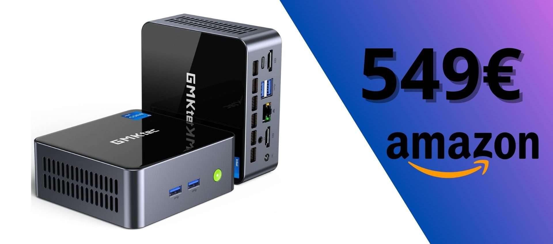 GMKtec M3 Plus: a soli 549€ (-20%) è il MINI PC da prendere SUBITO GMKtec M3 Plus: a soli 549€ (-20%) è il MINI PC da prendere SUBITO