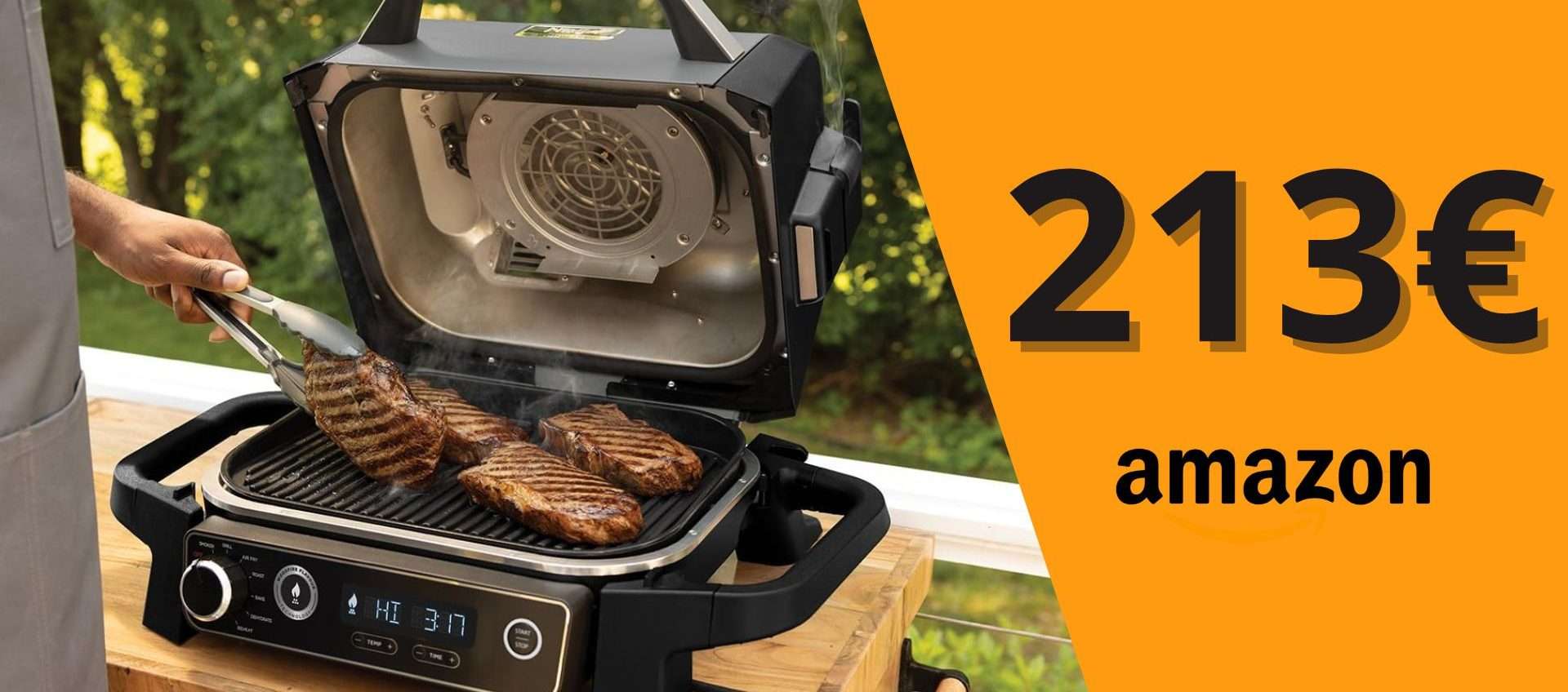 Ninja Woodfire SUPER PREZZO: il BBQ 7-in-1 a 213,99€ (Amazon)! Ninja Woodfire SUPER PREZZO: il BBQ 7-in-1 a 213,99€ (Amazon)!