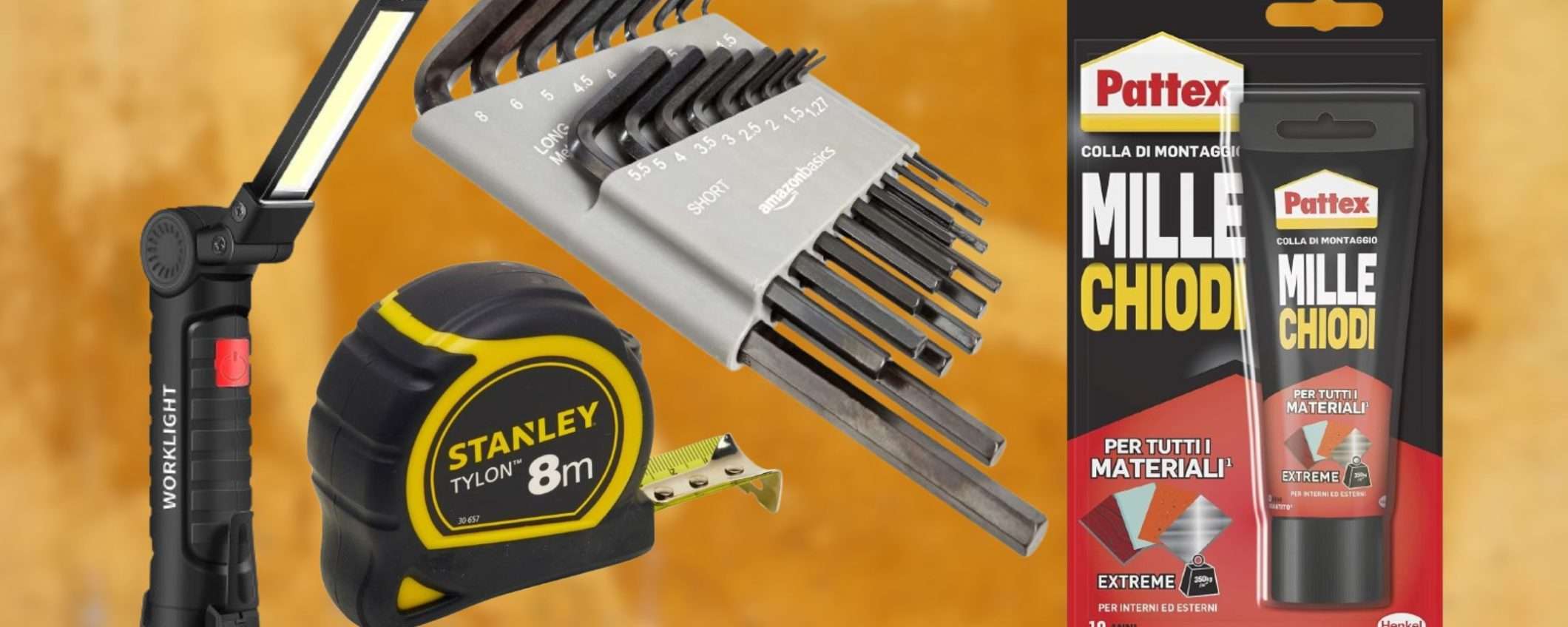 Amazon volantino WOW per il fai da te: solo occasioni a (molto) meno di 15€