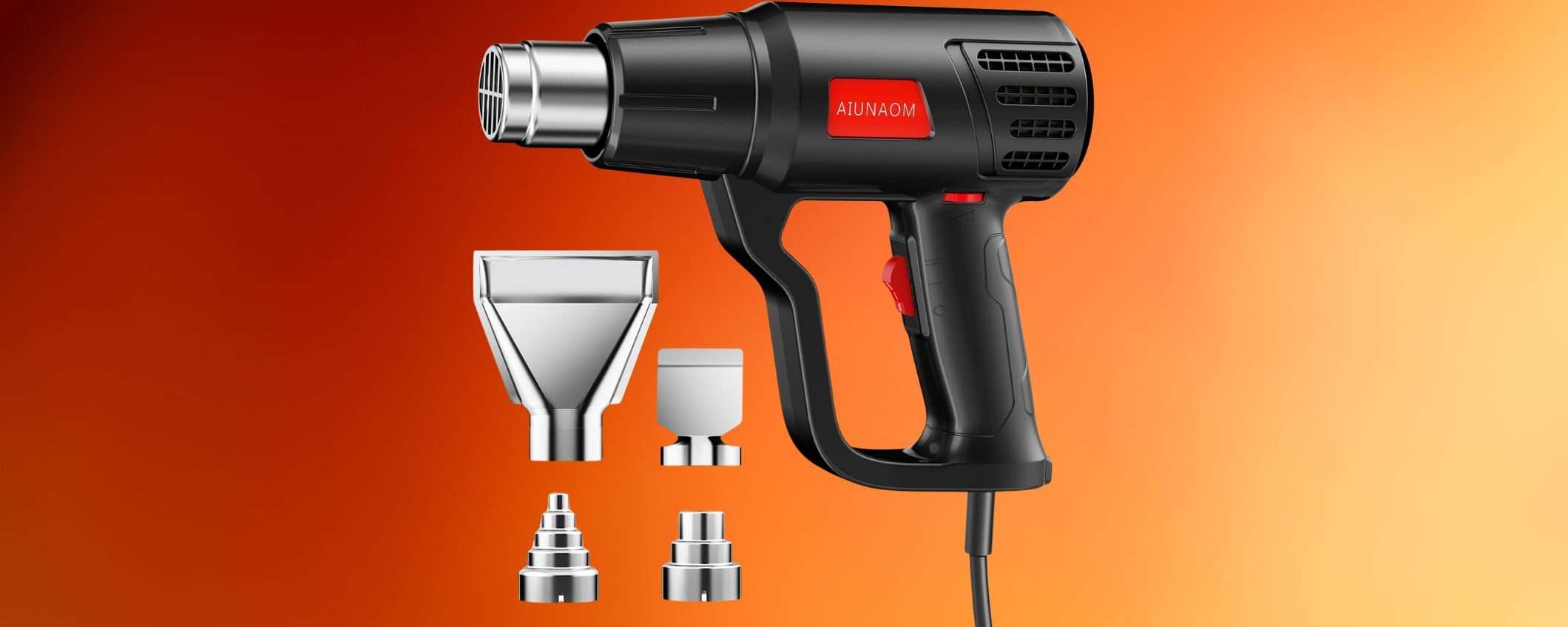 Solo 17€ per questa pistola ad aria calda in offerta su Amazon Solo 17€ per questa pistola ad aria calda in offerta su Amazon