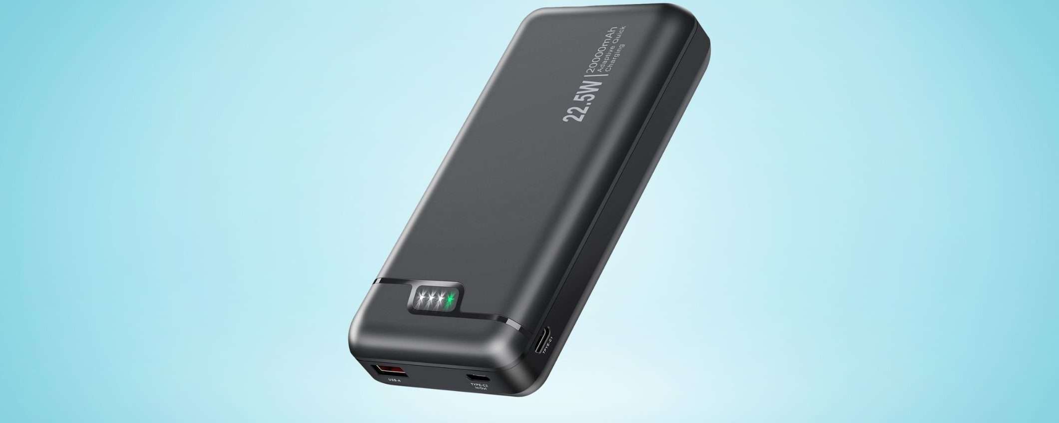 Potentissimo power bank da 20000mAh a soli 14,99 euro: metà prezzo su Amazon Potentissimo power bank da 20000mAh a soli 14,99 euro: metà prezzo su Amazon