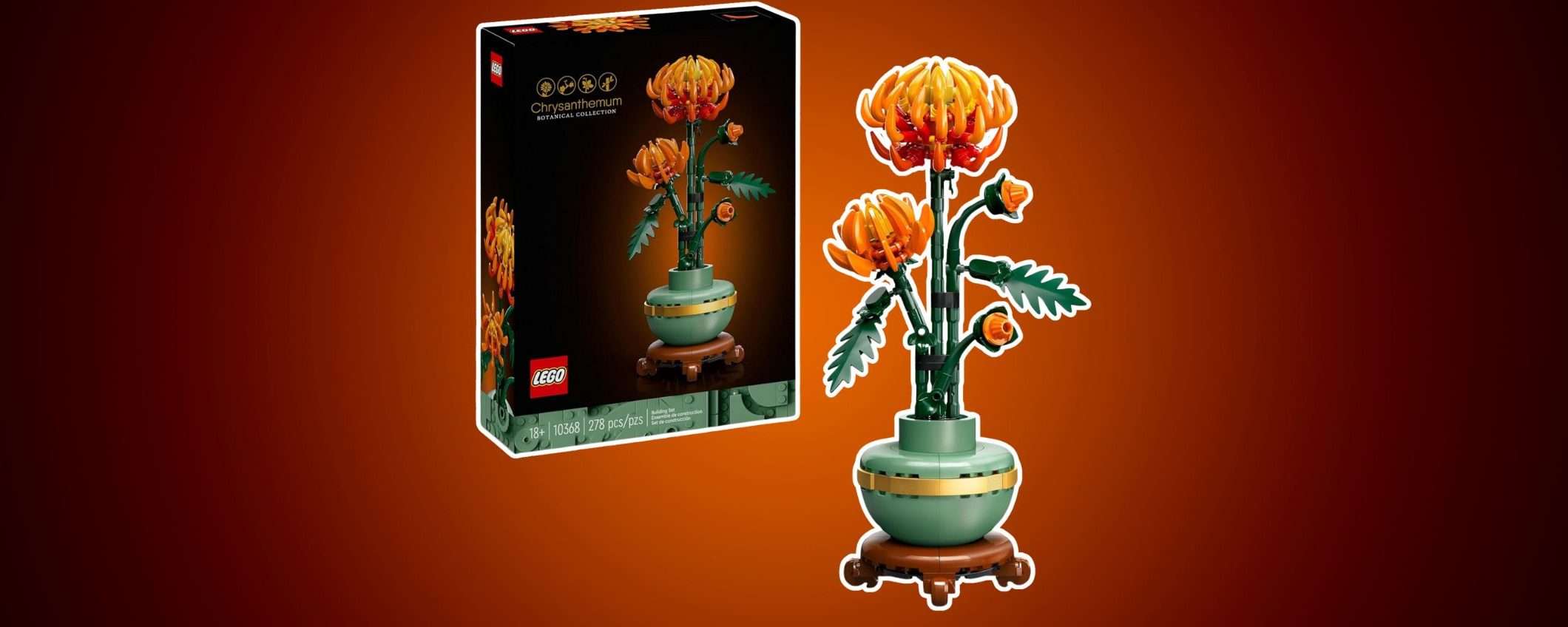 Set LEGO Crisantemo in offerta: idea regalo elegante per San Valentino Set LEGO Crisantemo in offerta: idea regalo elegante per San Valentino